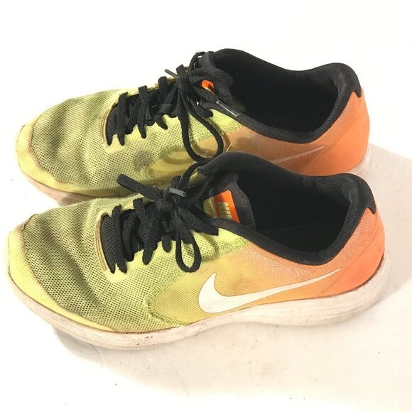 NIKE Sport Green Chartreuse Running Sneakers - Picture 3 of 9